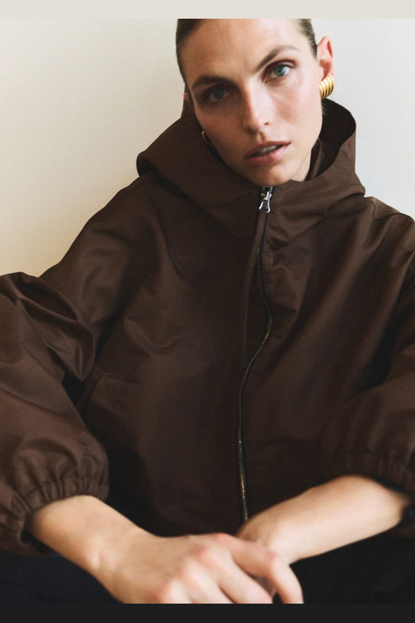 Citizens of Humanity Cropped Nylon Windbreaker