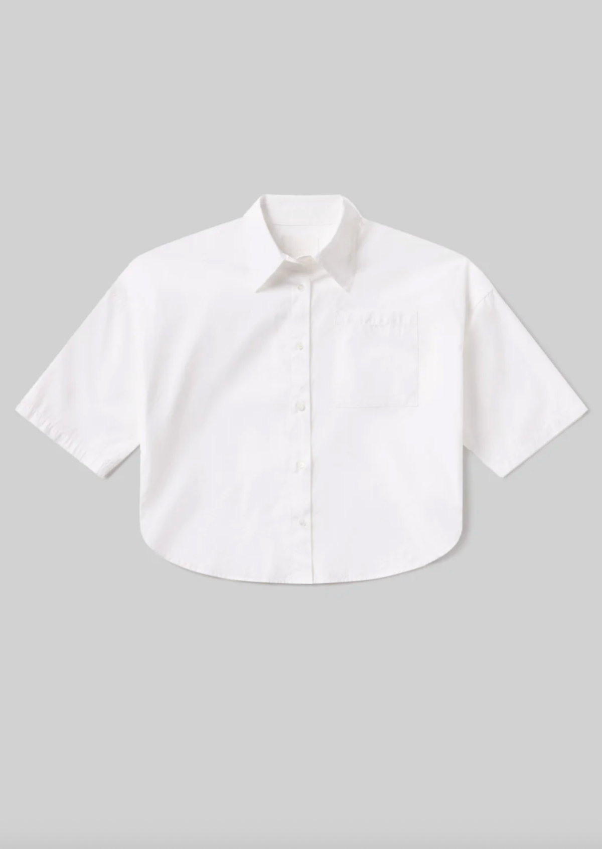 Citizens of Humanity Frances Cropped Cape Button Up Shirt - Image 6 of 6