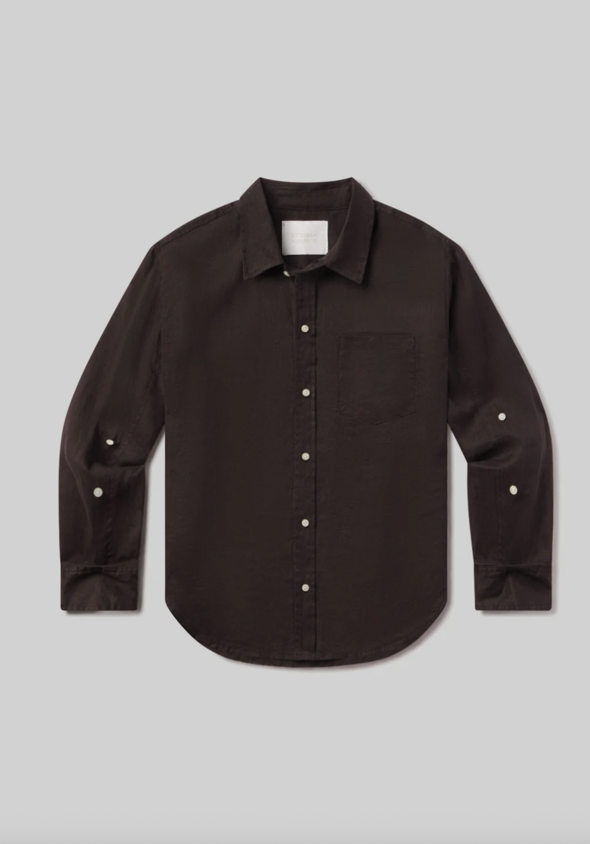 Citizens of Humanity Kayla Shrunken Linen Shirt - Image 6 of 6