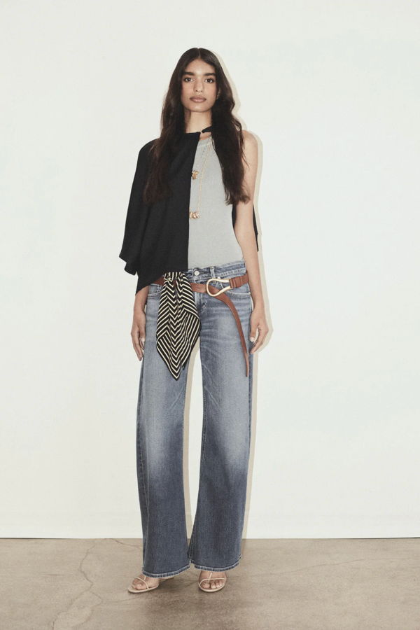 Citizens of Humanity Nora Trouser Leg Jeans - Medium Indigo