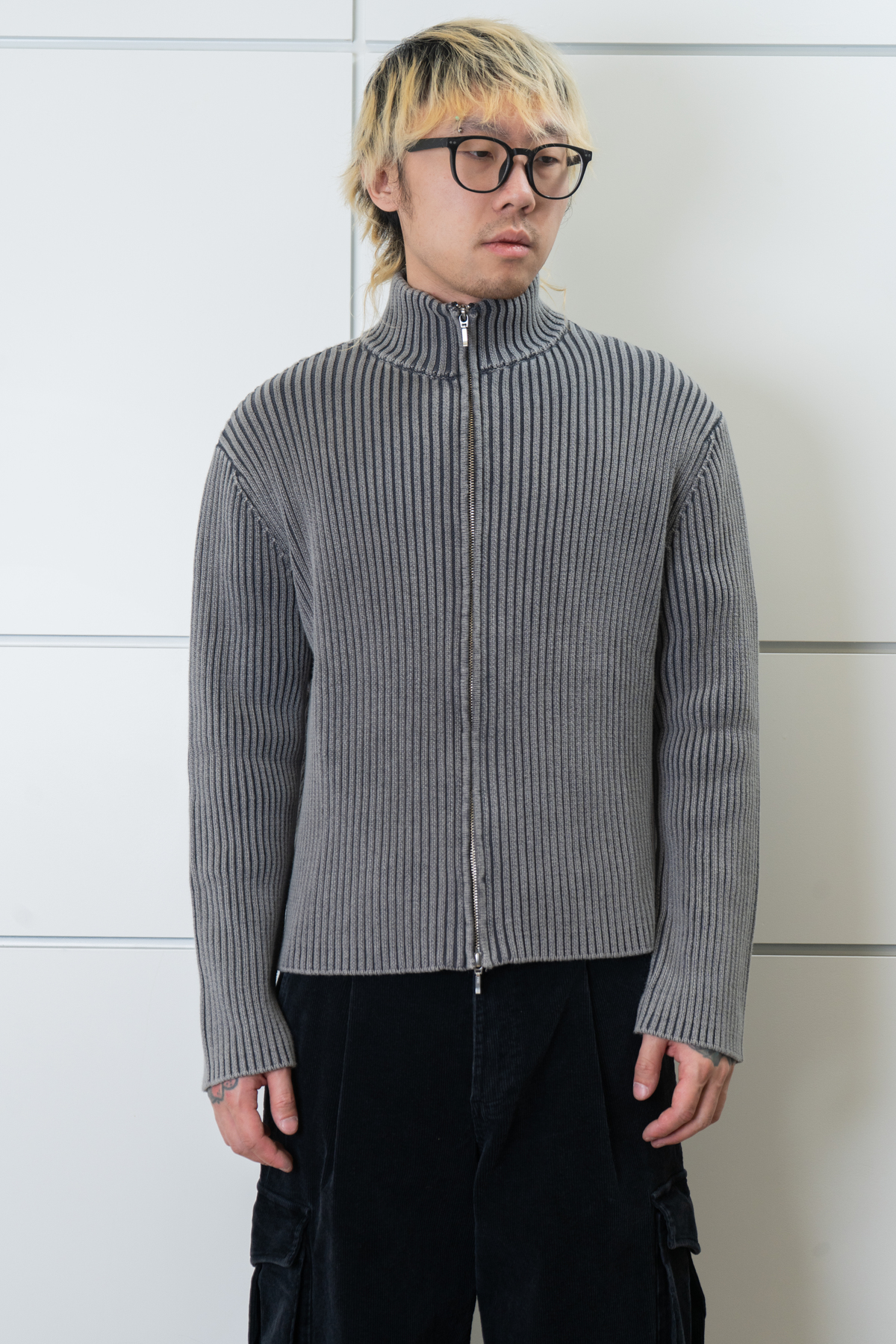 INSAIT Fade Zipper Sweater - Image 1 of 6