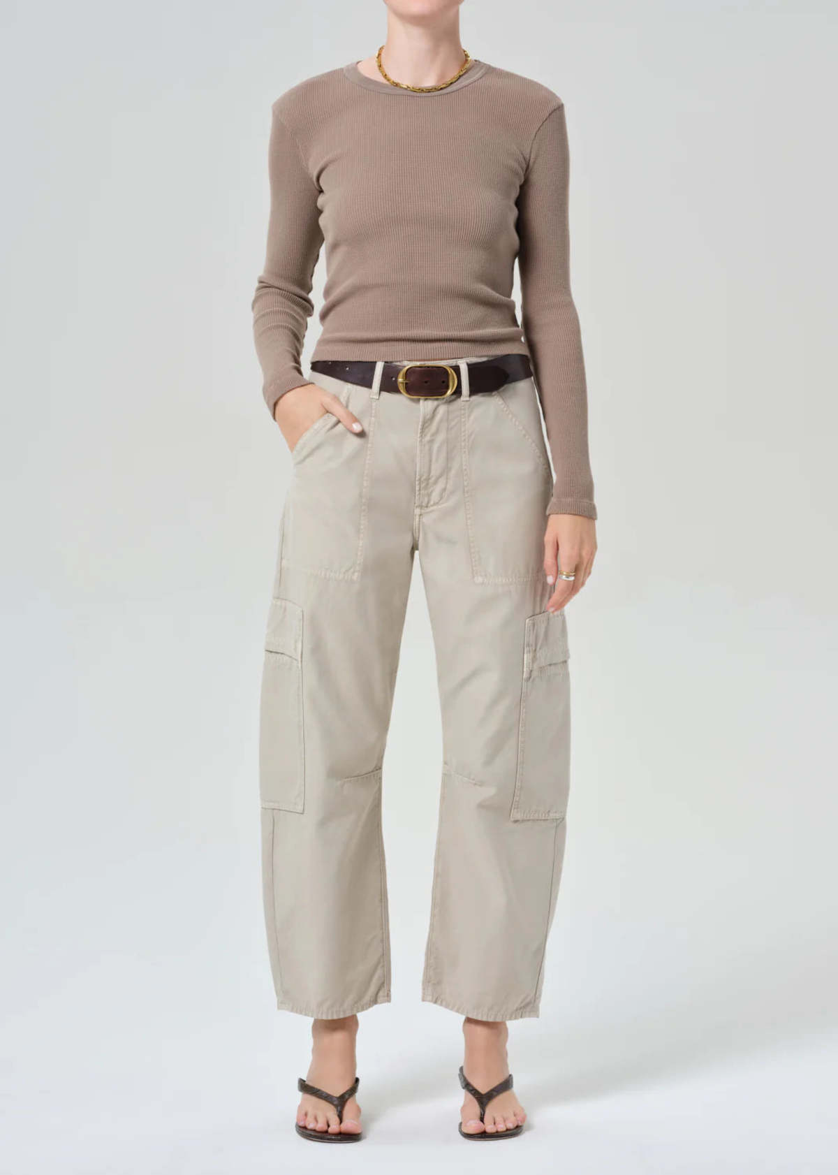 Citizens of Humanity Marcelle Low Slung Cargo Jeans - Image 1 of 7
