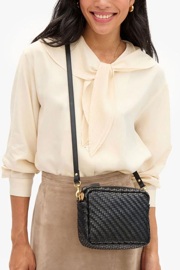 Clare V. Midi Sac Woven Bag