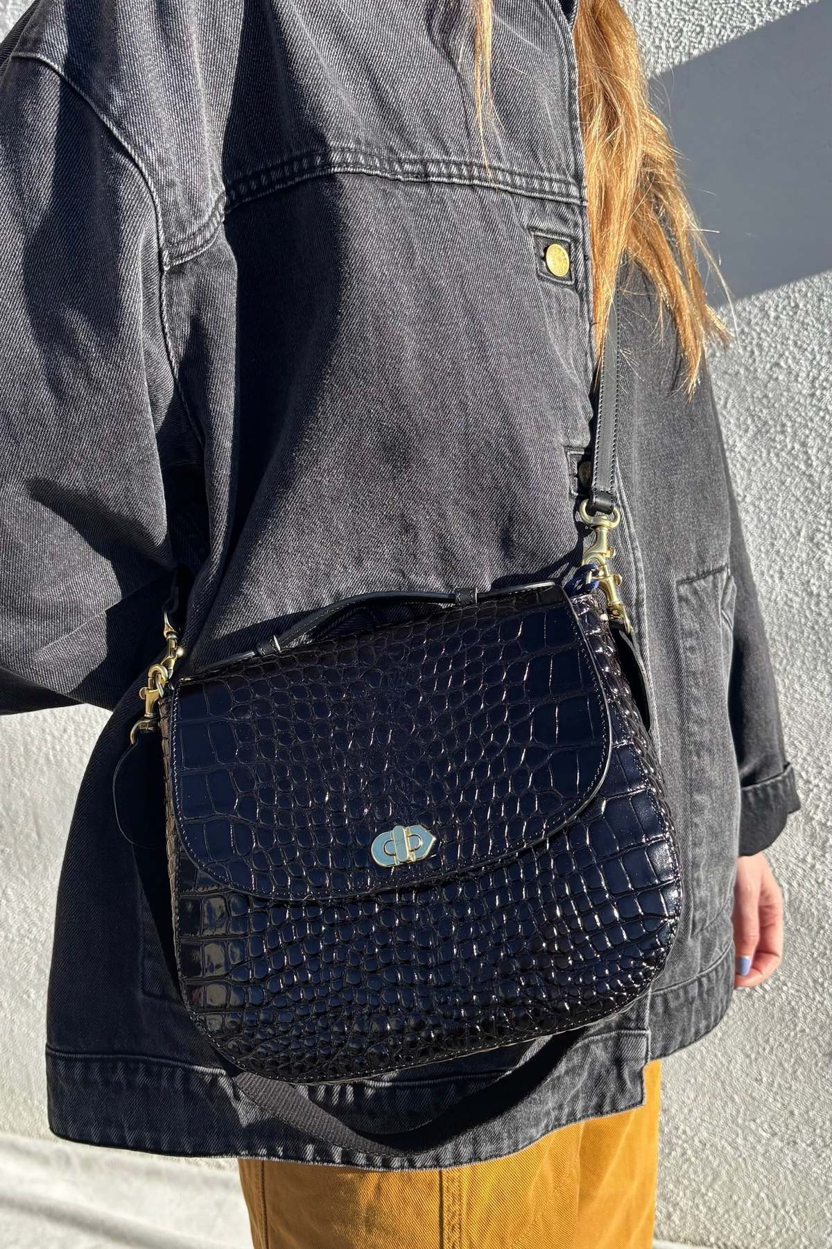 Clare V. Turnlock Louis Bag - Image 1 of 5