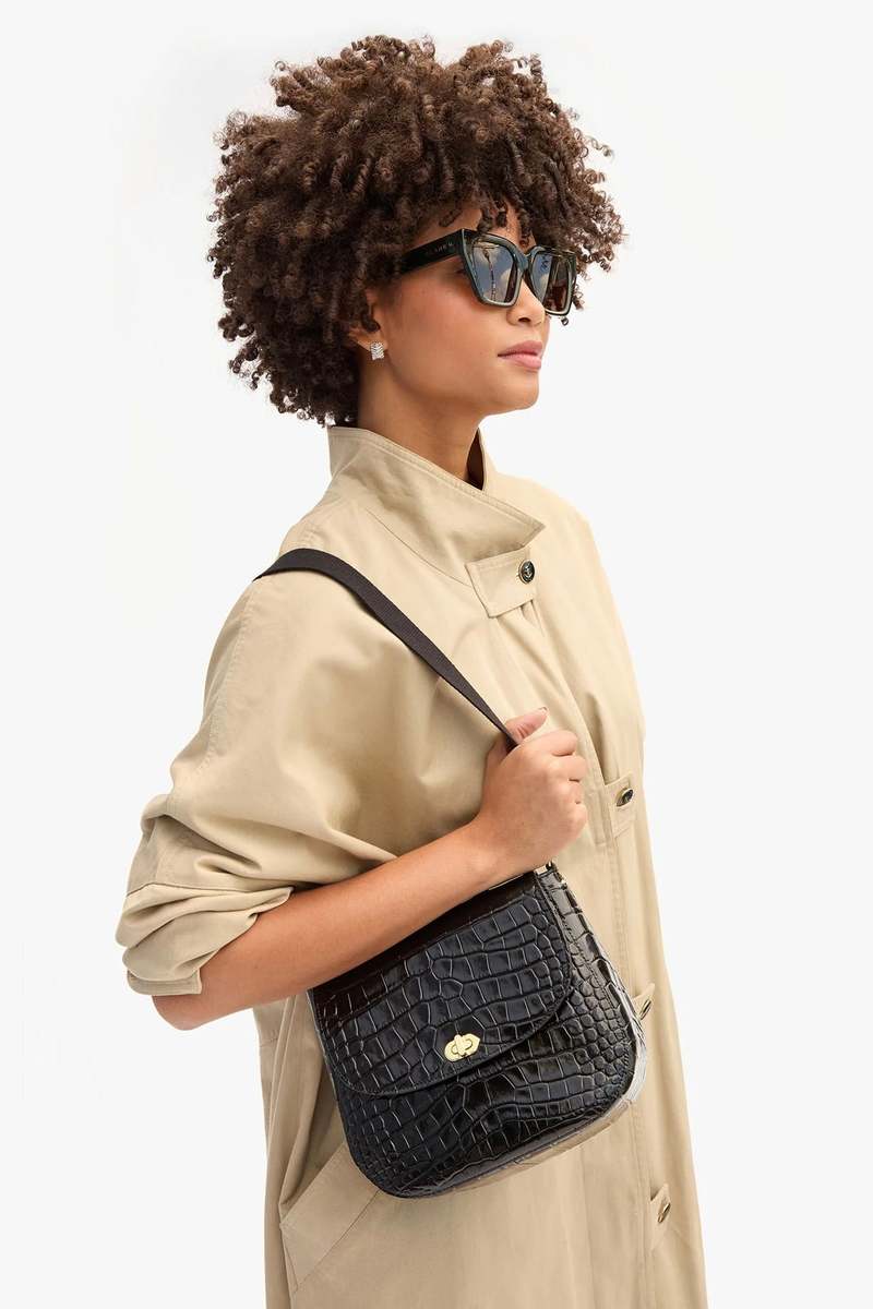 Clare V. Turnlock Louis Bag