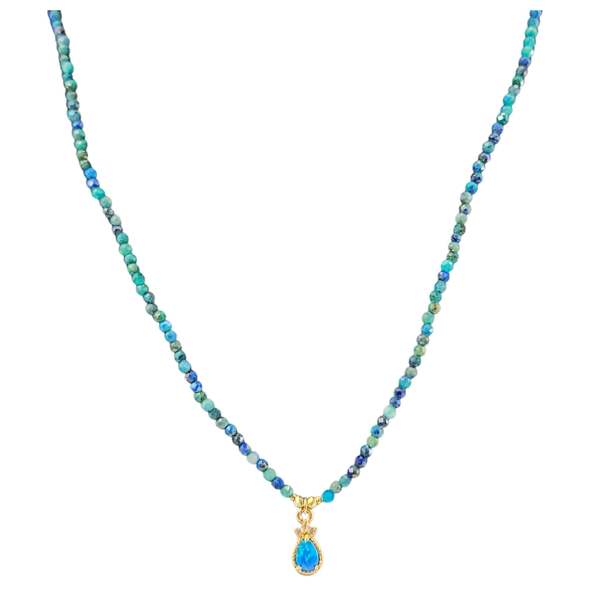 Madison Beverly Hills Choker-3 Choker - Blue / Green