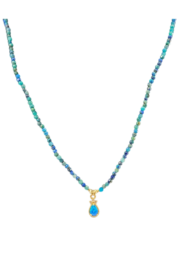 Madison Beverly Hills Choker-3 Choker - Blue / Green