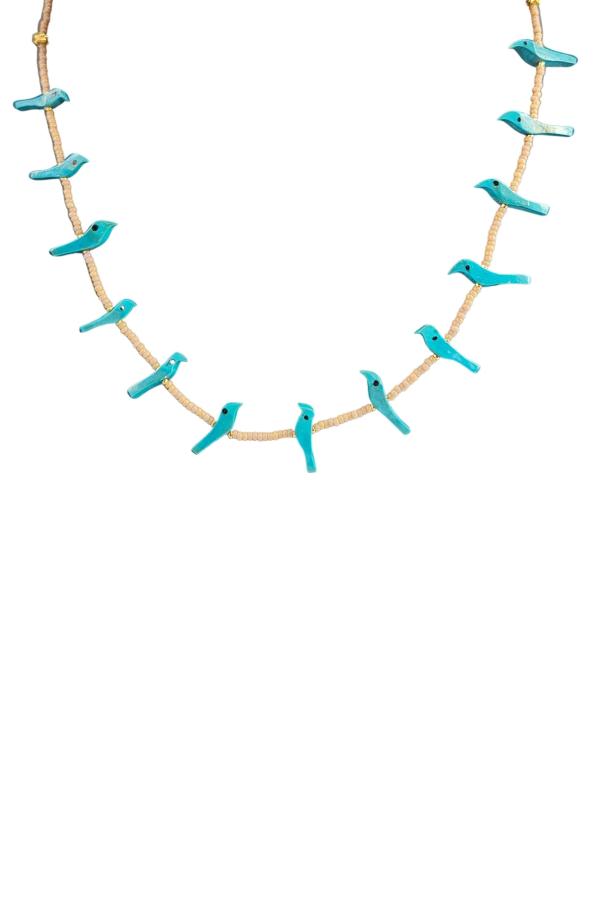 Madison Beverly Hills Fetish Birds-2 Jewelry - Turquoise