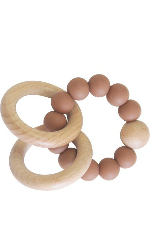 KIDS Alimrose Beechwood Teether Ring