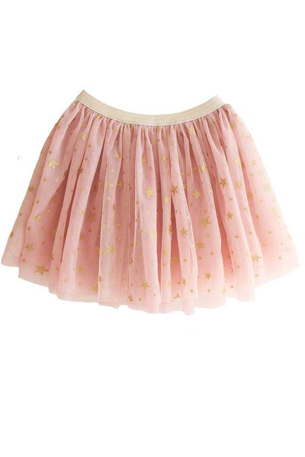 KIDS Alimrose Tutu Skirt - Blush Gold Star