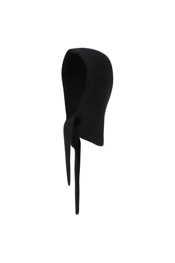 AMOMENTO Hairy Balaclava Scarf - Black