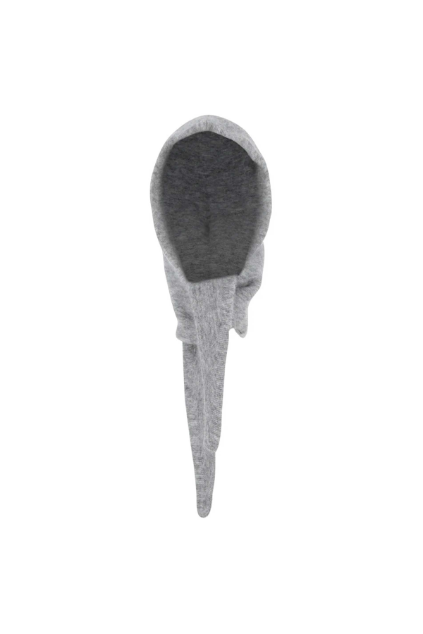 AMOMENTO Hairy Balaclava Scarf - Grey