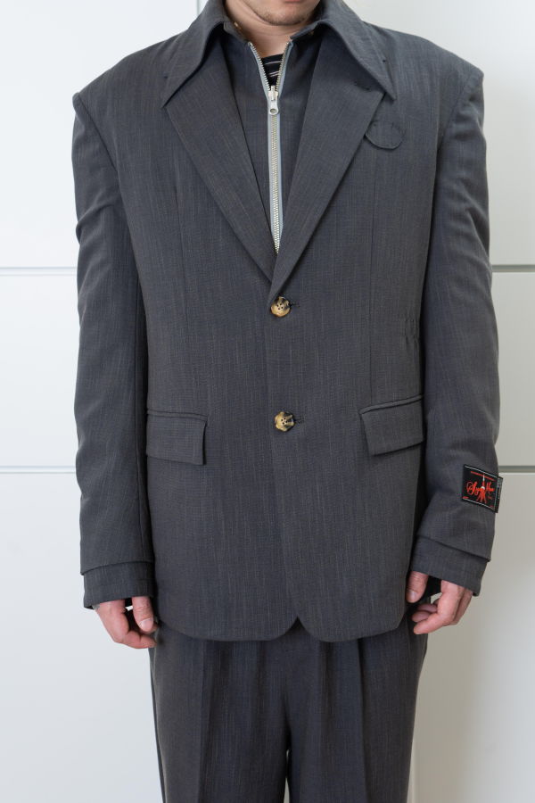 Syuman Nu Suit Jacket - Dark Grey