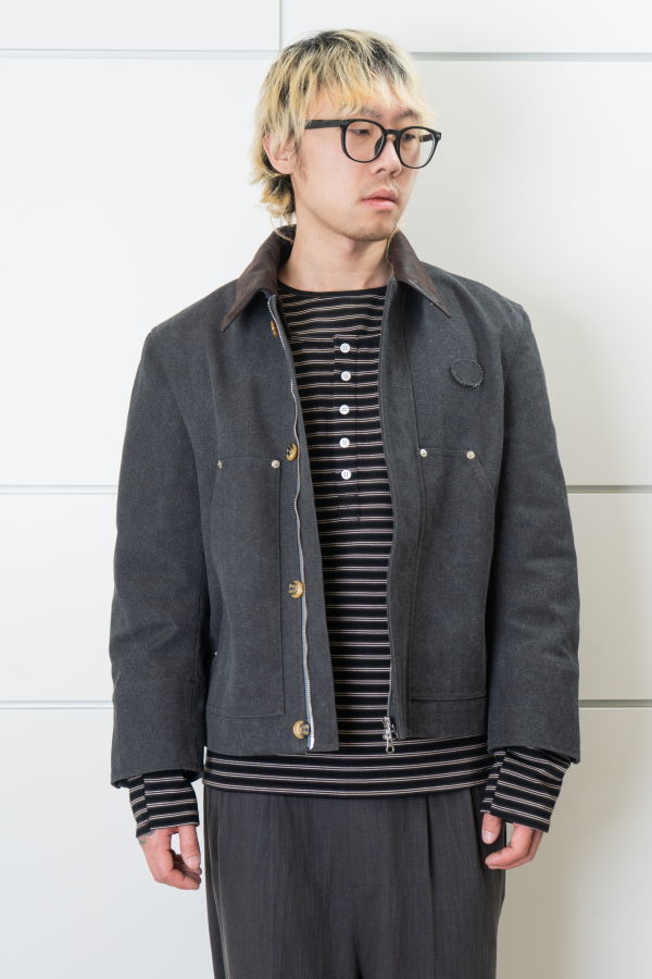 SYUMAN Canvas Detroit Jacket - Black