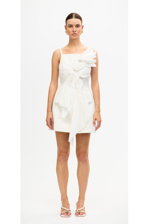acler Crowcombe Mini Dress - Ivory