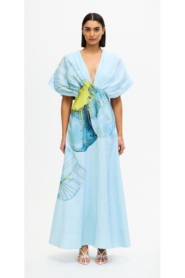 acler Glamorgan Maxi Dress - Dayflower