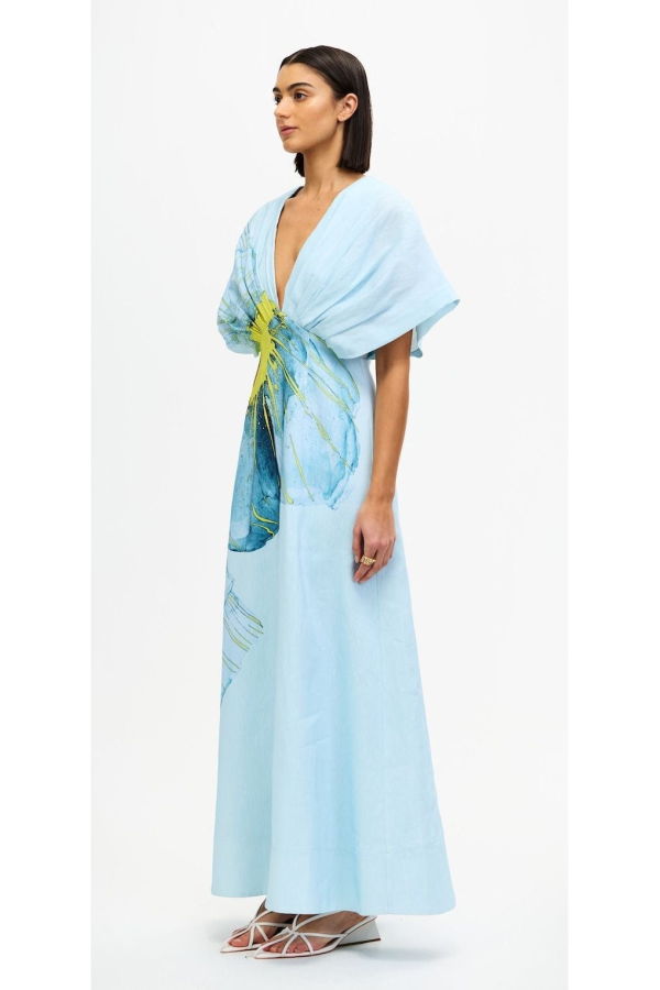 acler Glamorgan Maxi Dress - Dayflower