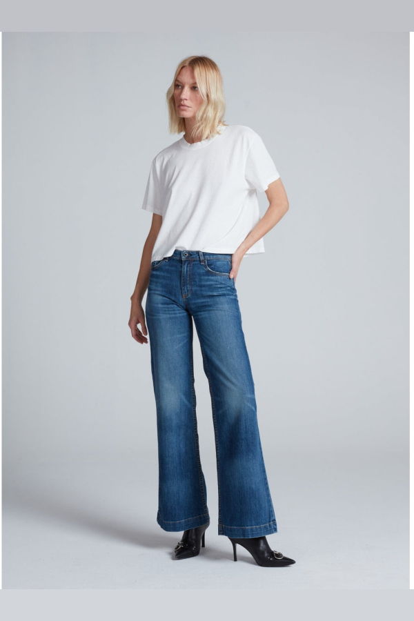 ASKK NY Juniper Wide Leg Jeans - Auburn