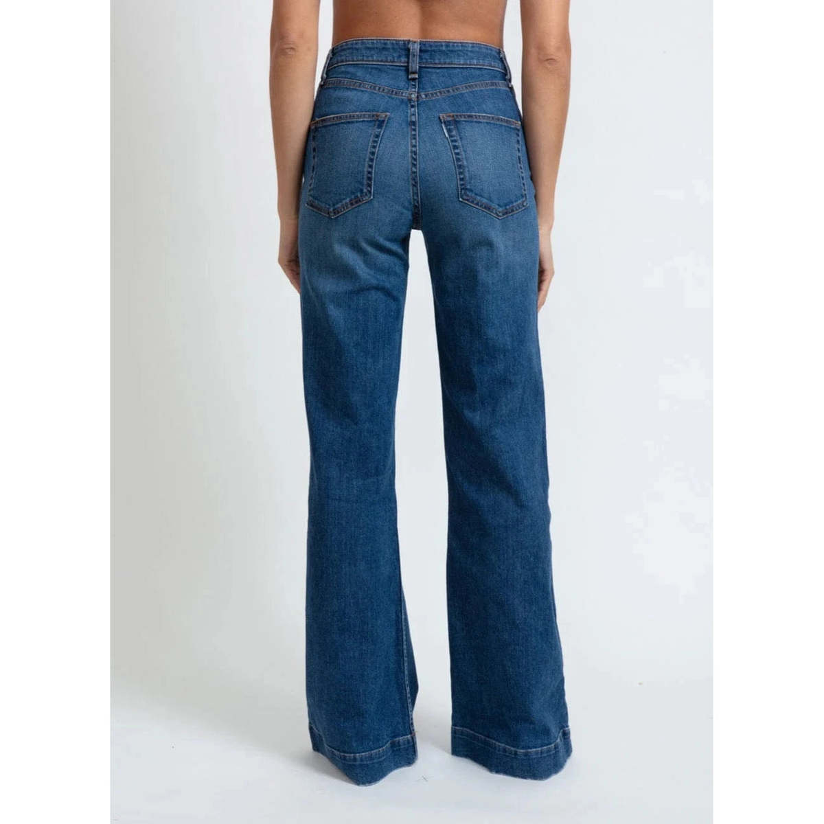 ASKK NY Juniper Wide Leg Jeans - Auburn - Image 2 of 6