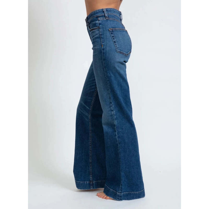 ASKK NY Juniper Wide Leg Jeans - Auburn