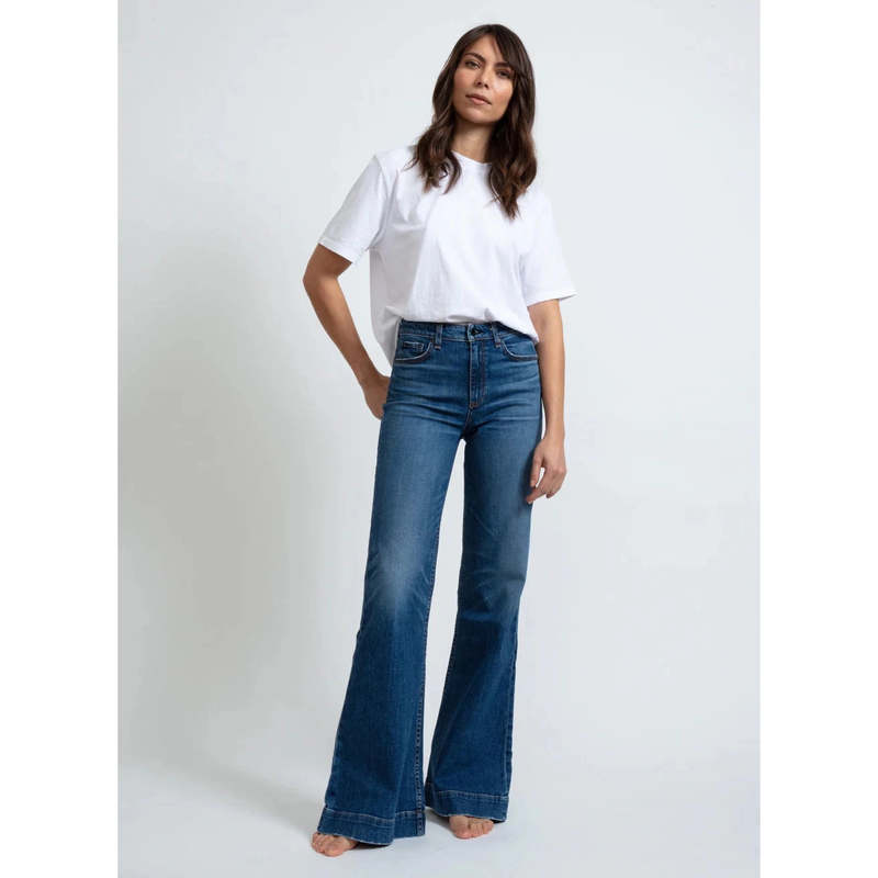 ASKK NY Juniper Wide Leg Jeans - Auburn