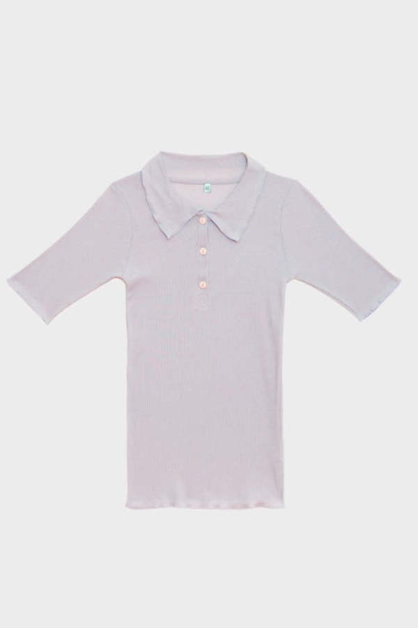 Baserange Dual Polo Top - Verbe Purple