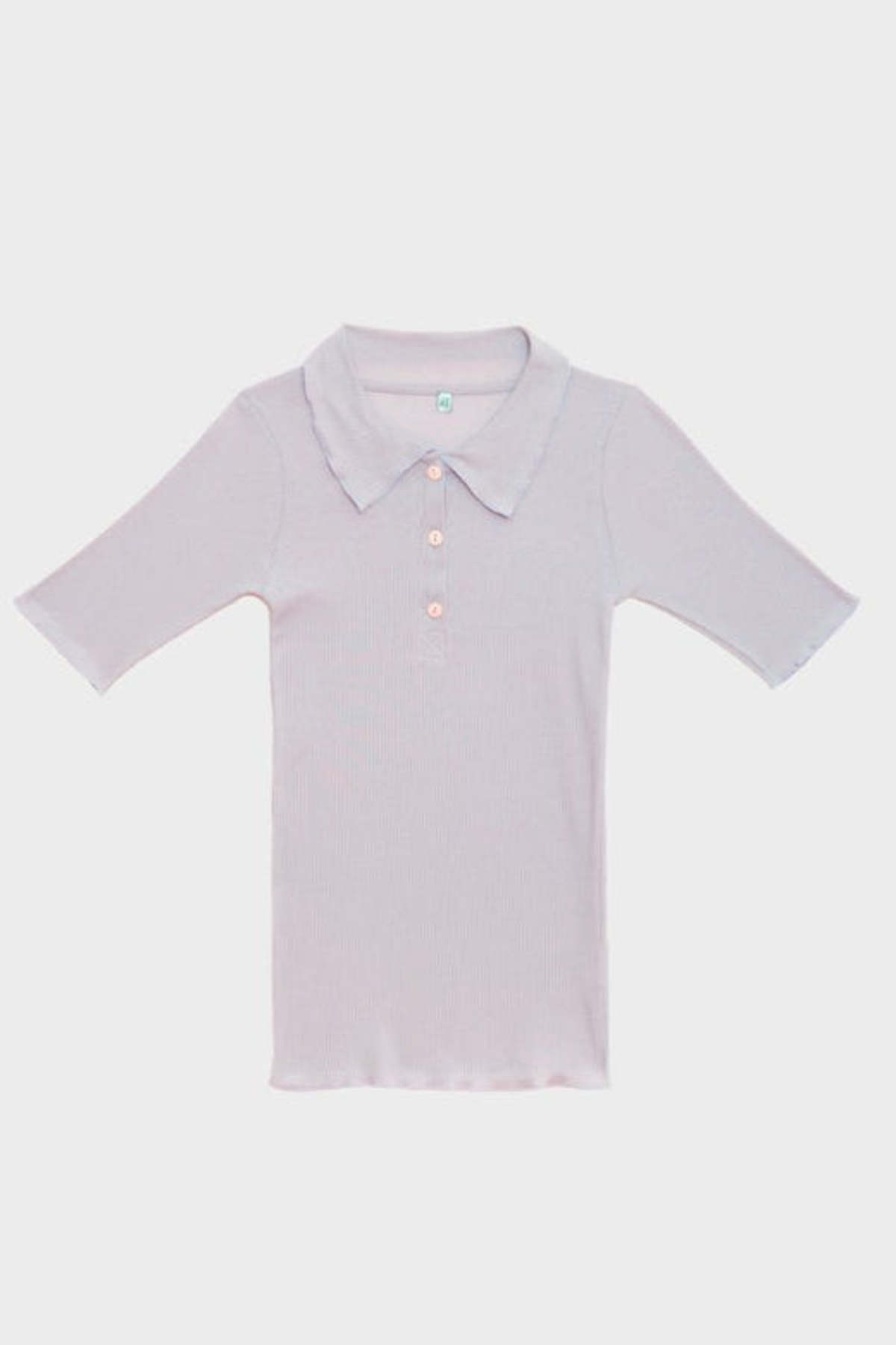 Baserange Dual Polo Top - Verbe Purple - Image 5 of 5