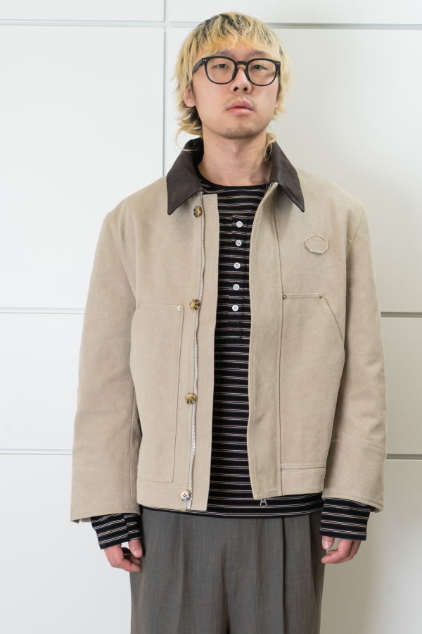 SYUMAN Canvas Detroit Jacket - Beige