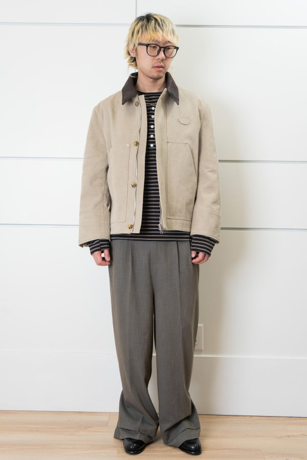 SYUMAN Canvas Detroit Jacket - Beige