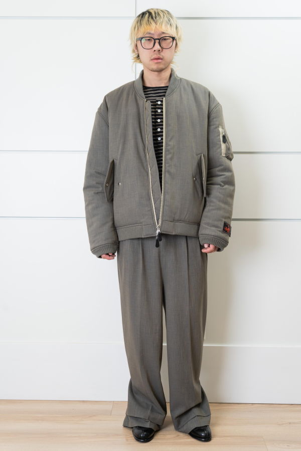 Syuman Bomber Jacket - Grey