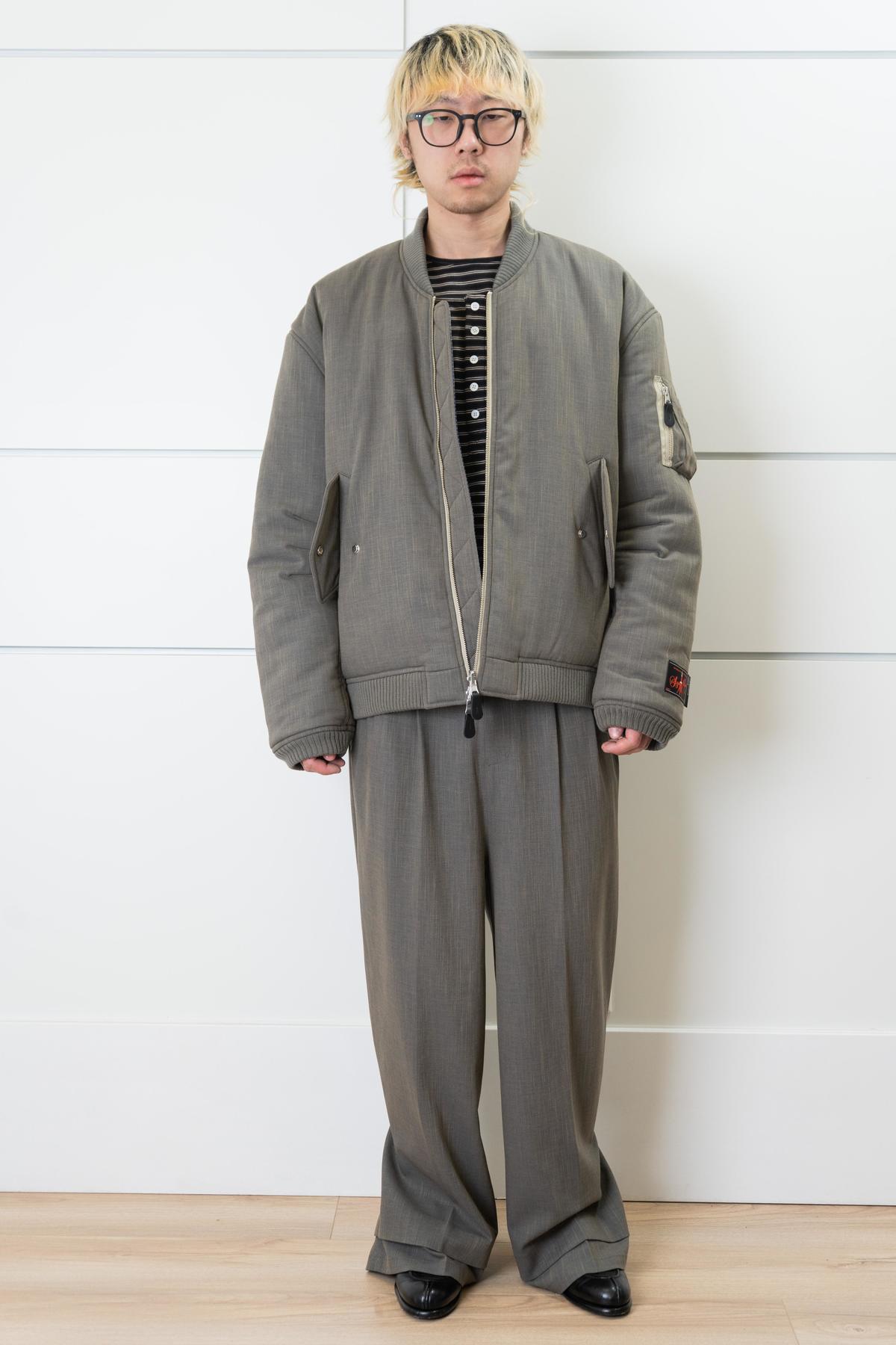 Syuman Bomber Jacket - Grey - Image 2 of 8