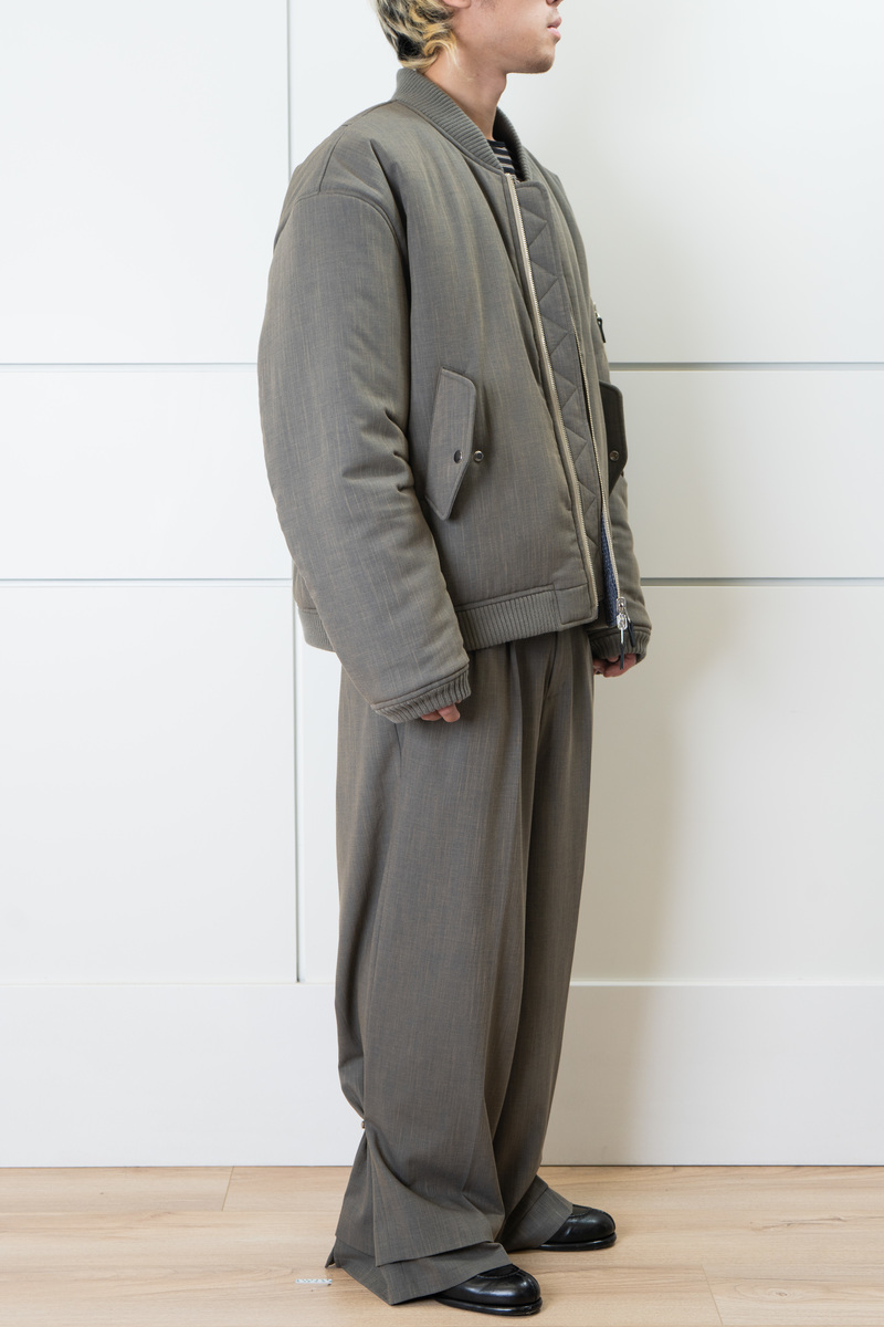 Syuman Bomber Jacket - Grey