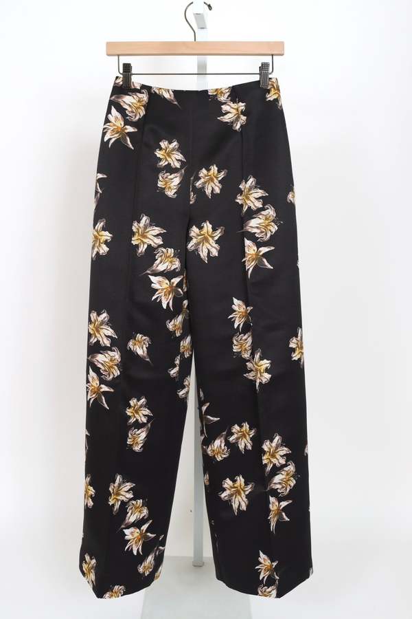 emilia wickstead Daffy Trousers Festive Lilies