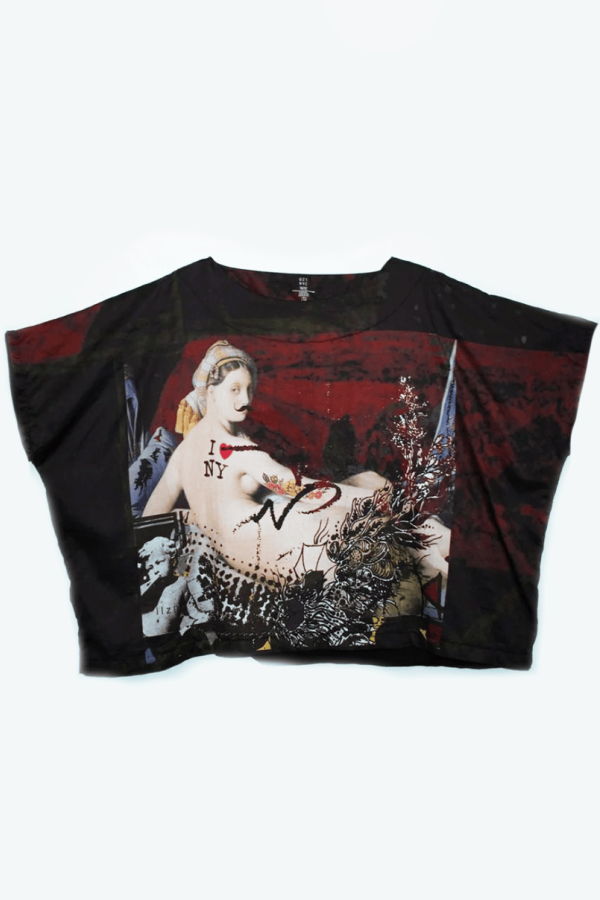 Uzi NYC Box Top Tattoo Top