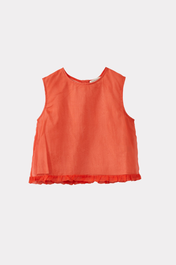 KIDS Caramel Deryn Silk Top