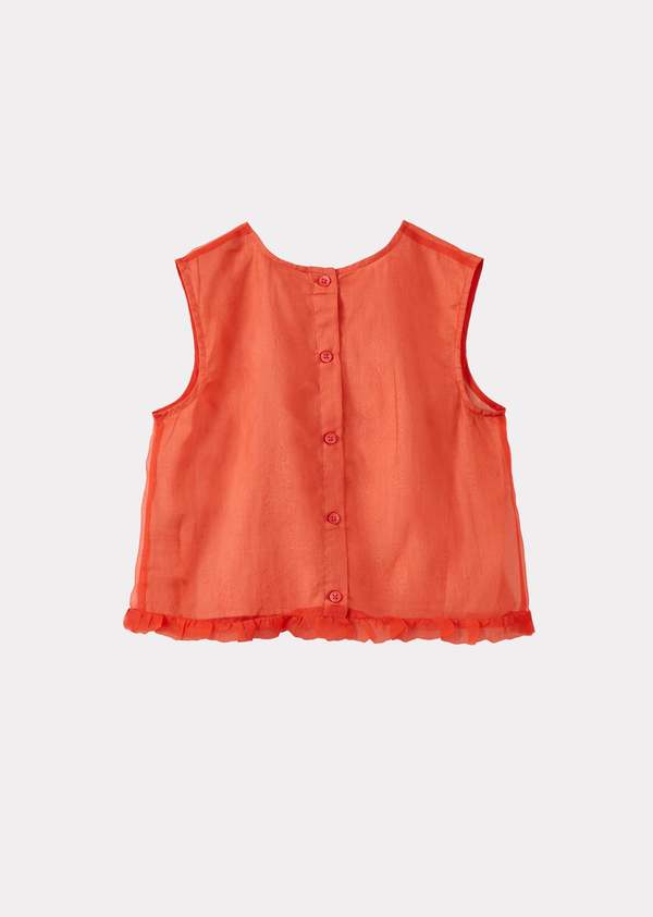 KIDS Caramel Deryn Silk Top