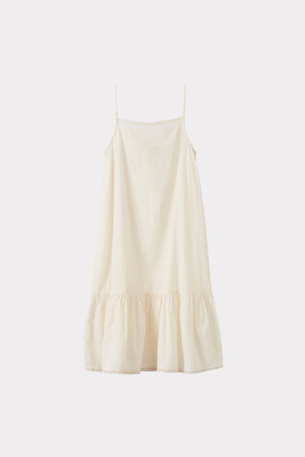Caramel Grape Slip Dress - Off White