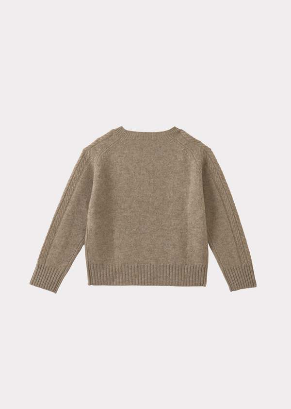 Kids Caramel SCOUT JUMPER - MINK