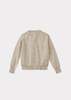 Kids Caramel Willow Children's Merino Wool Cardigan - Cream - Thumbnail 1