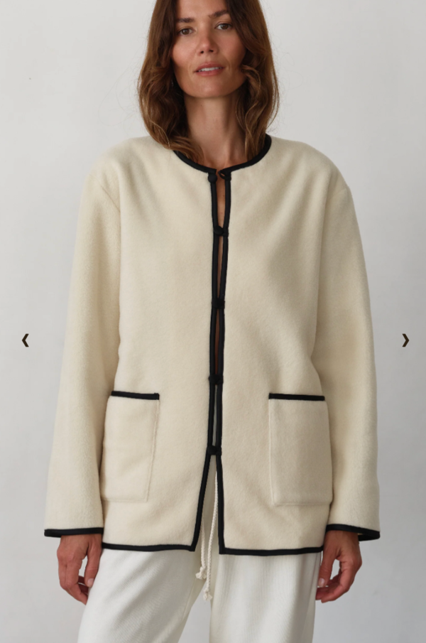 Donni. Polar Fleece Jacket - Creme