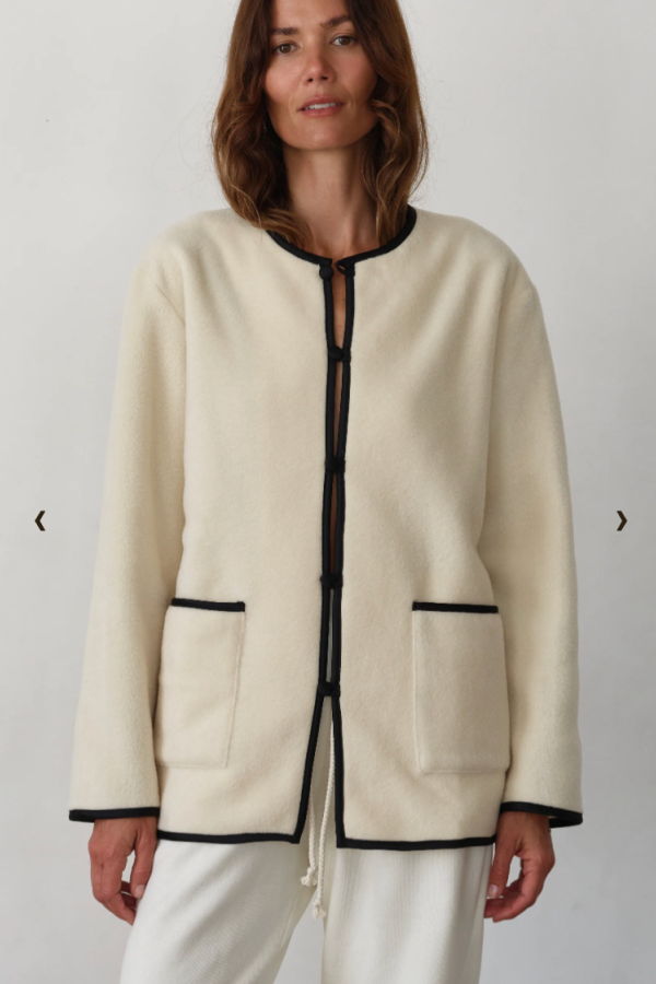 Donni. Polar Fleece Jacket - Creme