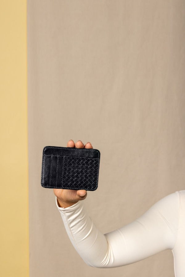 Deux Mains Slim ID Case - Black