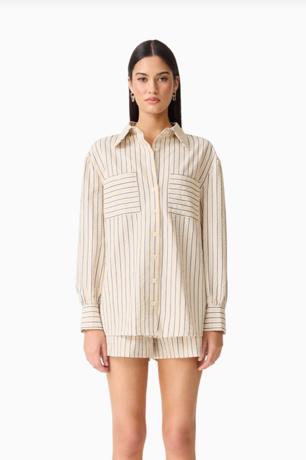 Curaae Kalea Shirt - Beige/White