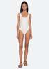 Sea NY Madelyn One Piece Swimsuit - White - Thumbnail 2