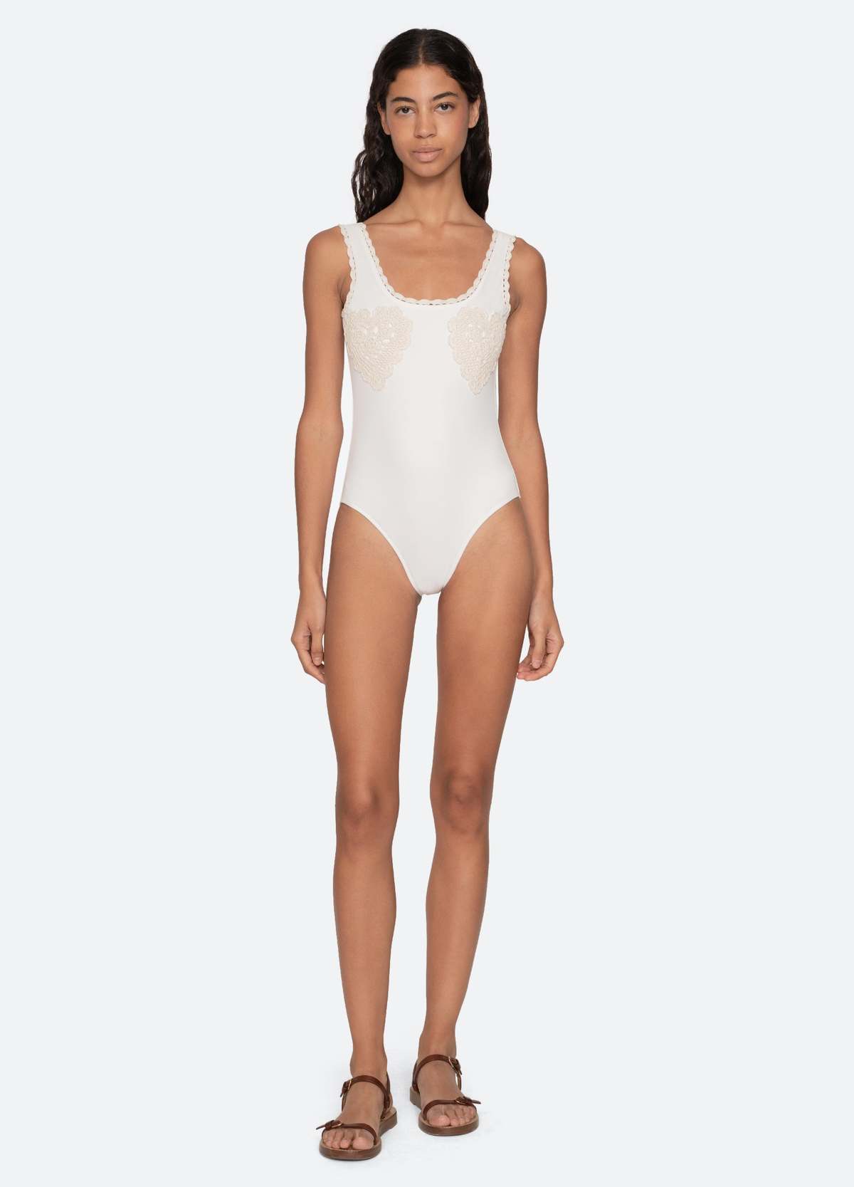 Sea NY Madelyn One Piece Swimsuit - White - Image 2 of 8