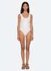 Sea NY Madelyn One Piece Swimsuit - White - Thumbnail 7