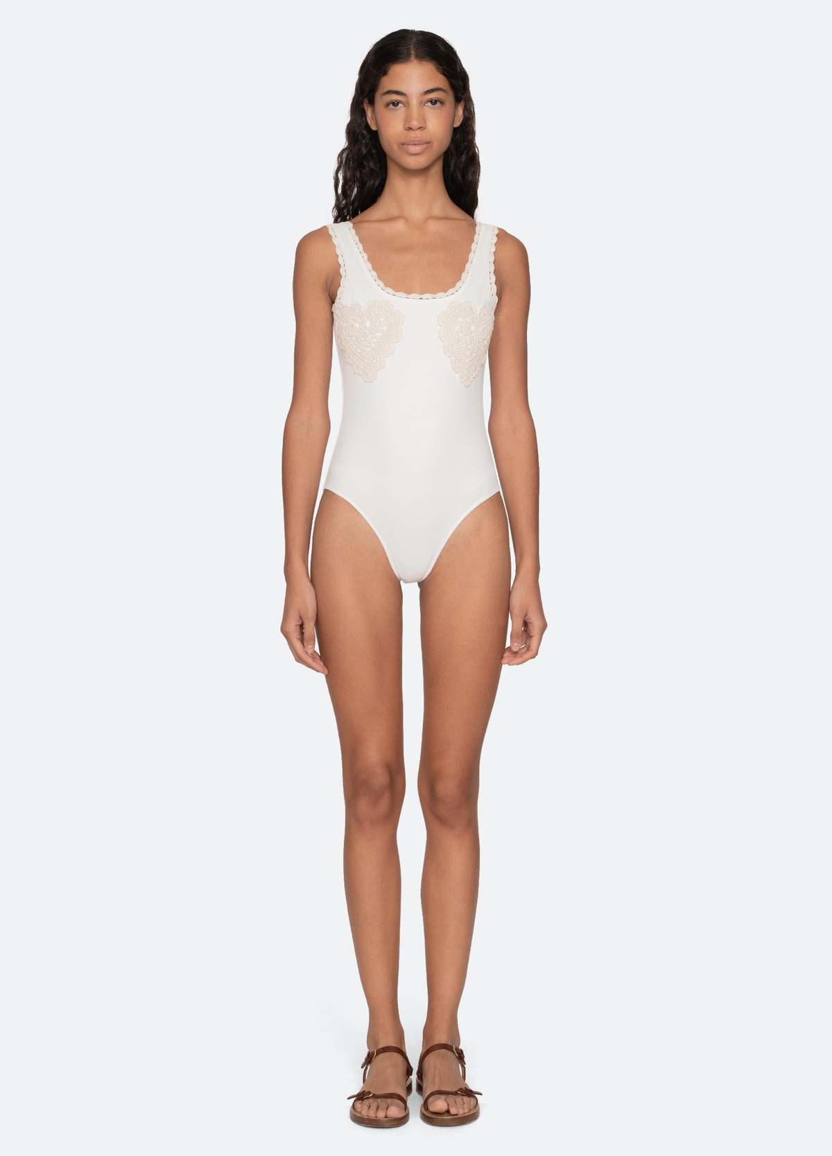 Sea NY Madelyn One Piece Swimsuit - White - Image 7 of 8