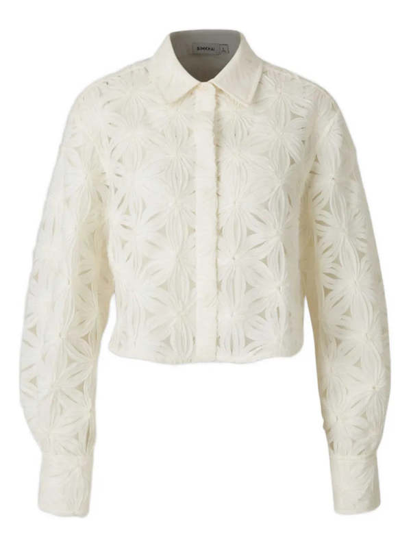 Jonathan Simkhai Anders Shirt - Ivory