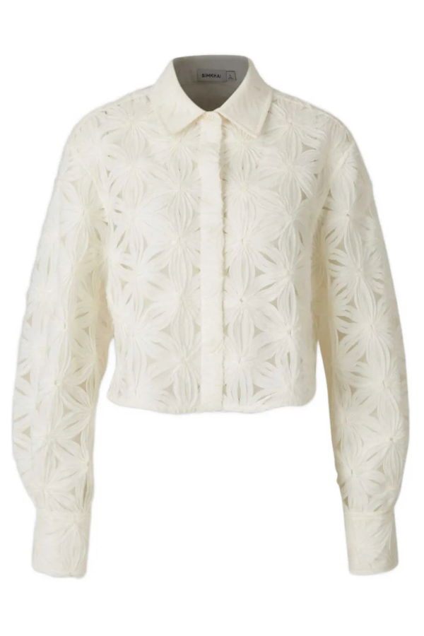 Jonathan Simkhai Anders Shirt - Ivory