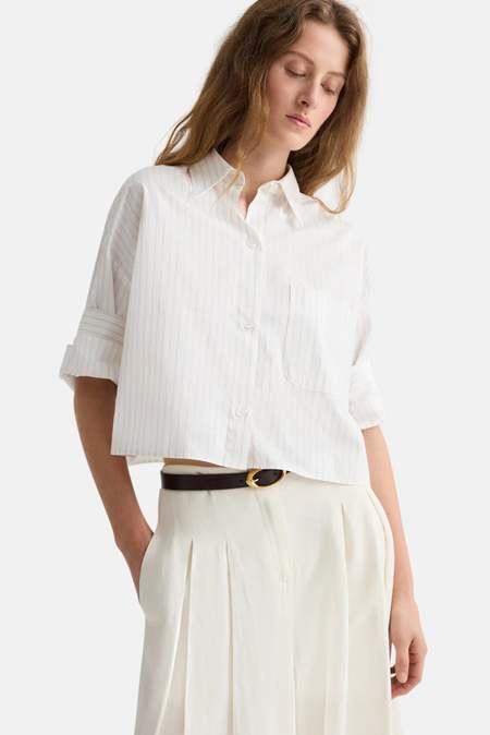 Auralee Wool Cord Rib Knit Camisole - Light Green | Garmentory